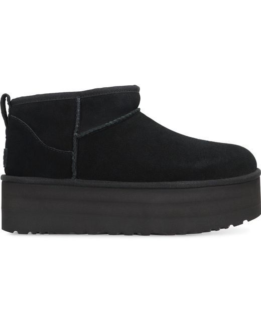 Ugg Black Classic Ultra Mini Boots