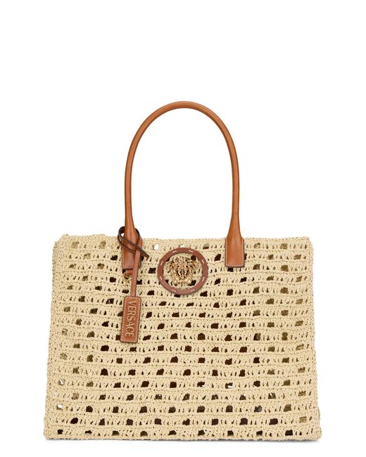 Versace Metallic Medusa Tote Bag