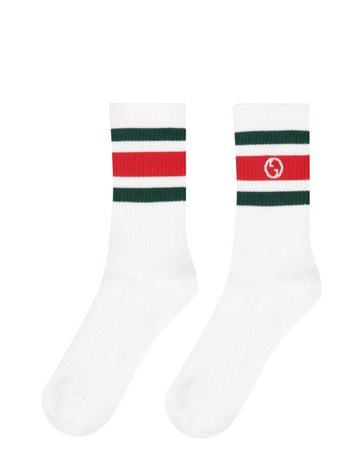 Gucci Red Cotton Socks
