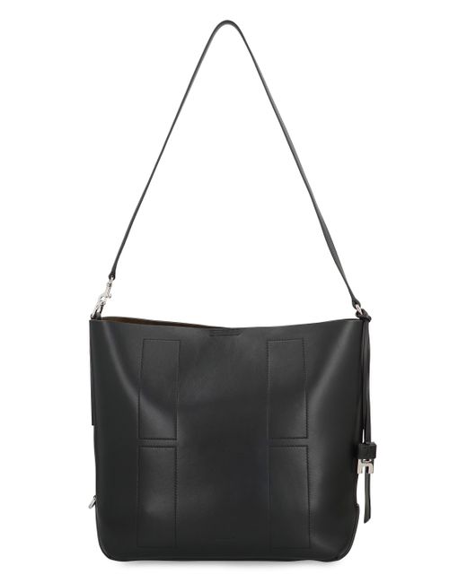 Hogan Black Hocket Media Hobo Bag
