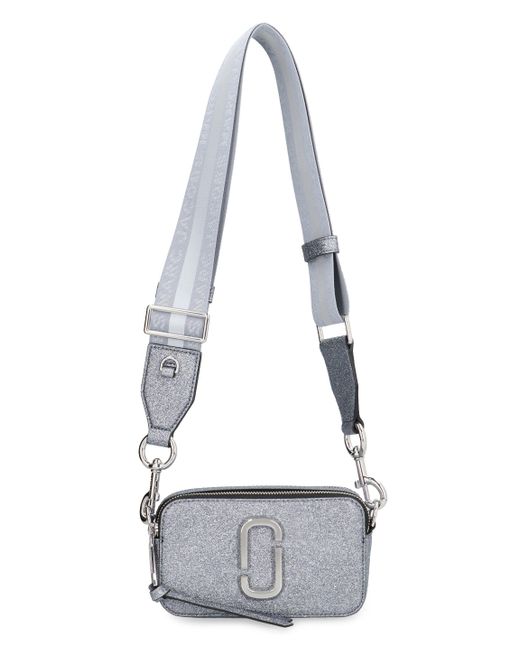 Marc Jacobs Gray The Snapshot Leather Camera Bag