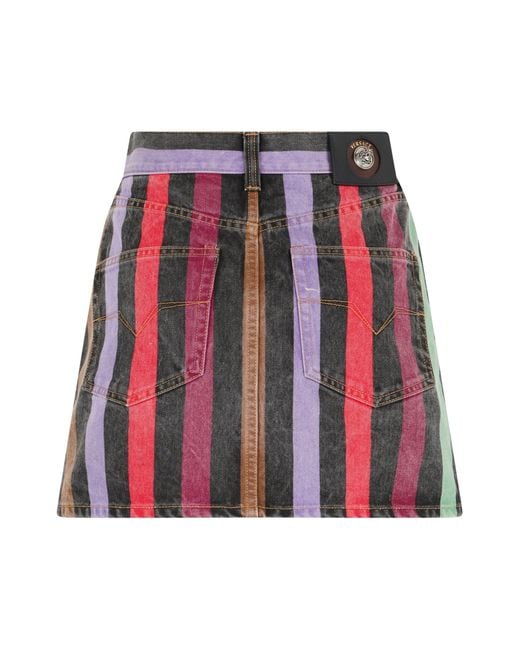 Versace Red Striped