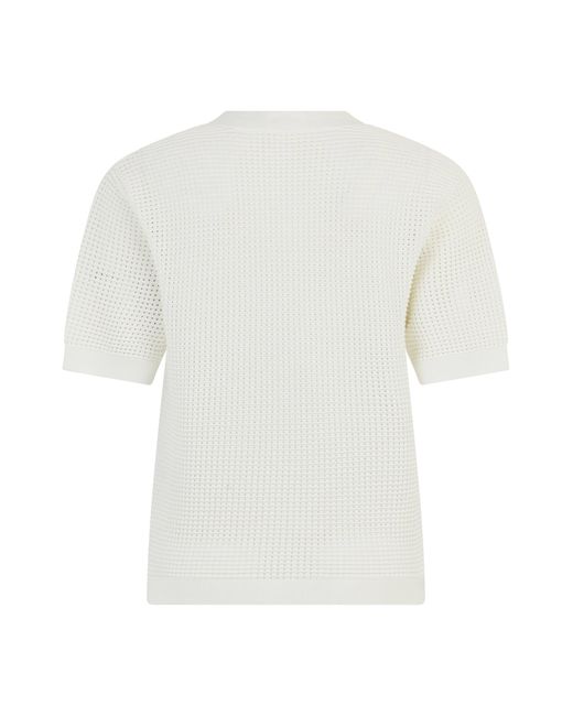 P.A.R.O.S.H. White Mesh T-Shirt