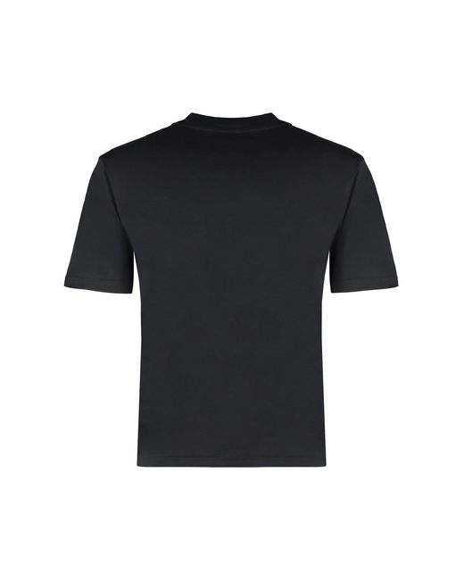 Palm Angels Black Cotton T-Shirt