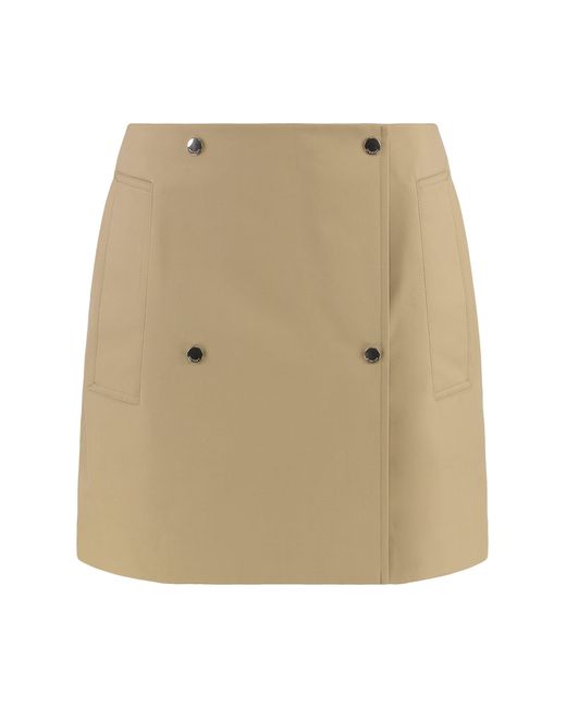 Burberry Natural Miniskirt Trench
