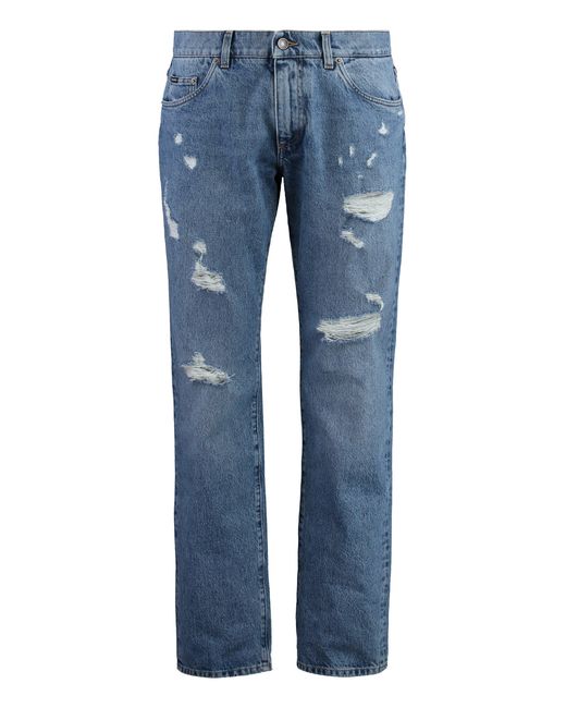 Dolce & Gabbana Blue Dolce & Gabbana Classic Jeans for men