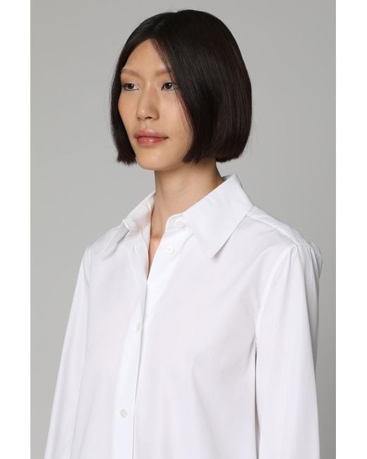 Jil Sander White Cotton Poplin Shirt