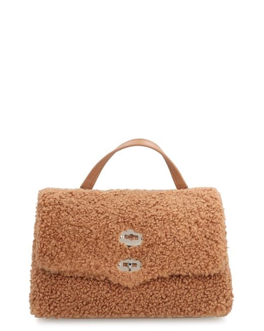 Borsa a mano Postina S di Zanellato in Brown