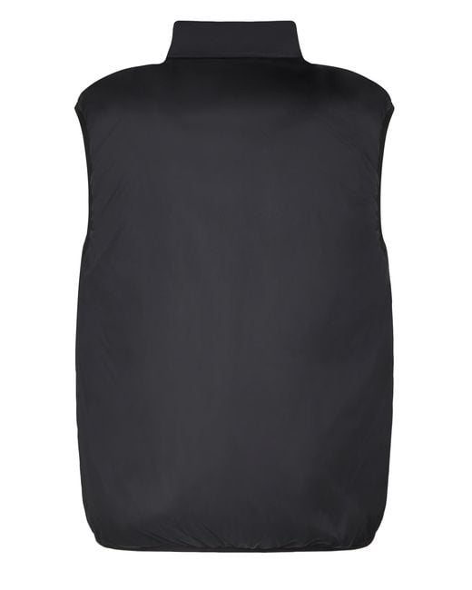 Aspesi Black Jil Full Zip Down Vest for men