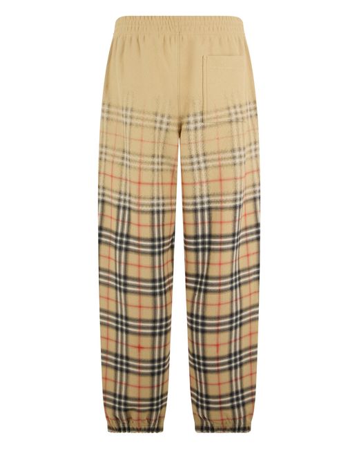 Burberry Natural Cotton Monogram Pants