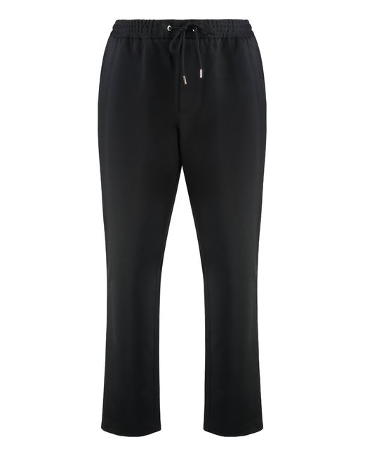 Moncler Black Technical Fabric Trousers for men