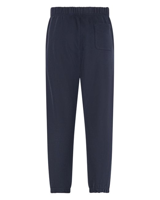 Autry Blue Cotton Track-Pants for men