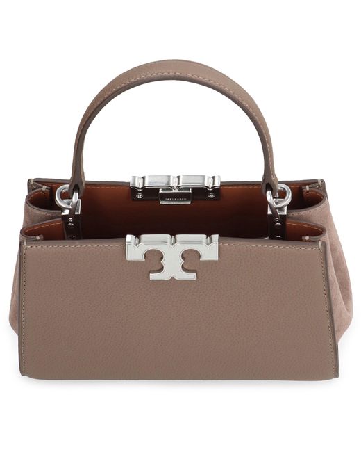 Tory Burch Brown Eleanor Leather Mini Handbag