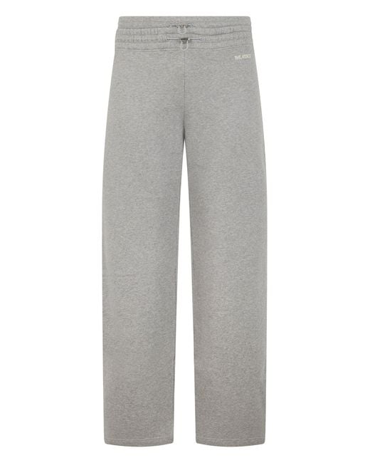 The Attico Gray Sports Pants With Elastic
