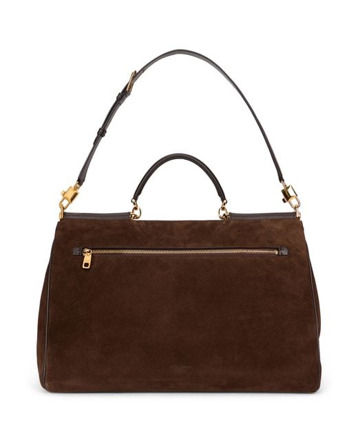Dolce & Gabbana Brown Bag My Sicily Medium