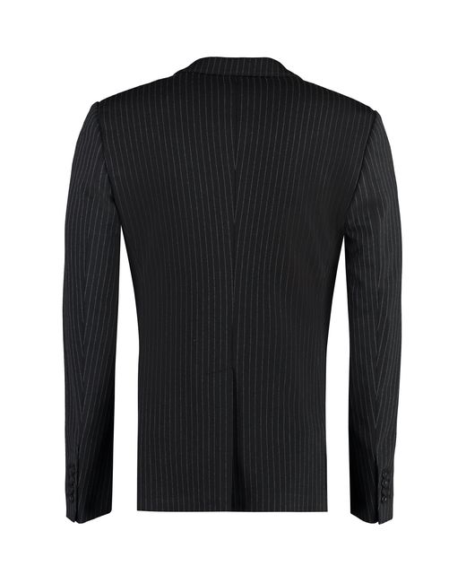 Dolce & Gabbana Black Single-Breasted Two-Button Jacket for men