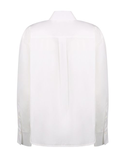 Victoria Beckham White Cotton Shirt