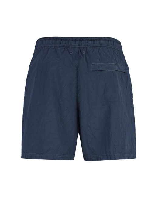 Shorts da mare in nylon di Stone Island in Blue da Uomo