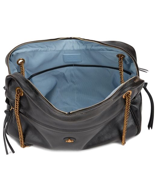 Vivienne Westwood Black Dolce Shoulder Bag