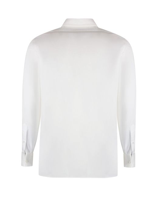 Camicia in cotone di Maison Margiela in White da Uomo