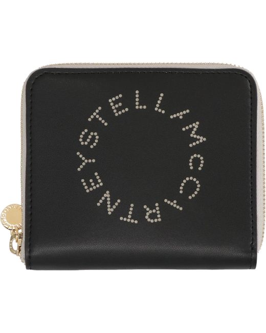 Stella McCartney Gray Stella Logo Alter-nappa Wallet