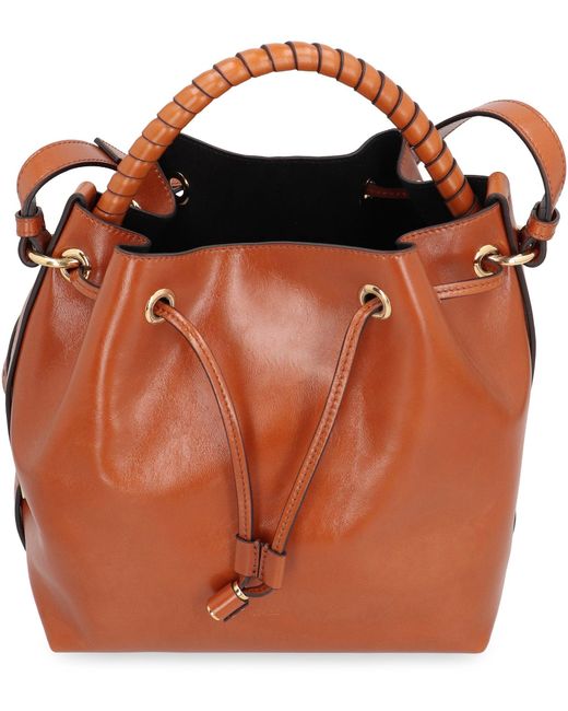 Chloé Brown Bucket Bag Marcie