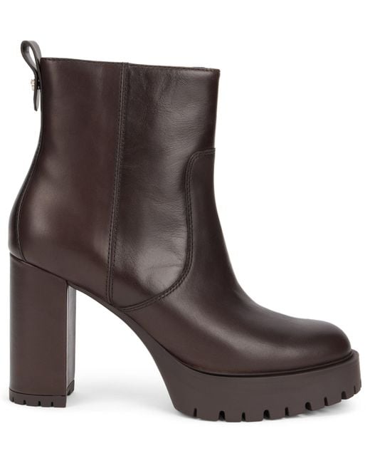 Pinko Brown Ankle Boots With Heels