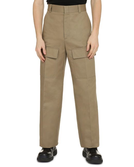 Gucci Natural Cotton Cargo-Trousers for men