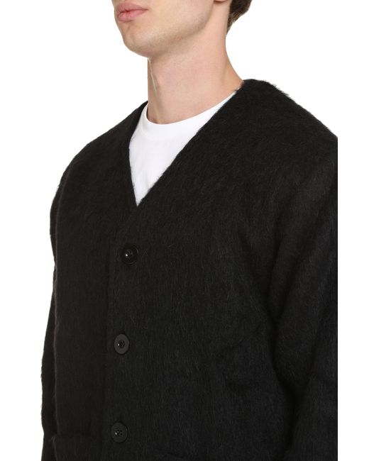 Our Legacy Black Cardigan With Buttons for men