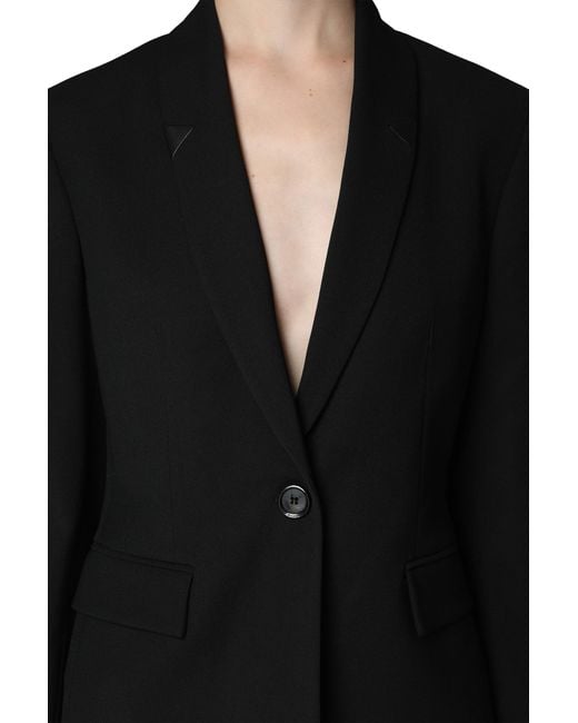 Pinko Black Giappone Single-Breasted One Button Jacket