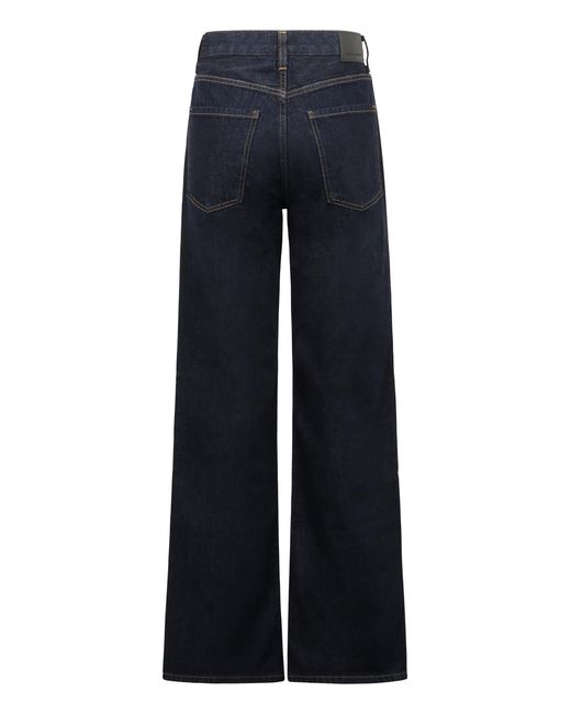 Citizens of Humanity Blue Wide-Leg Jeans Annina