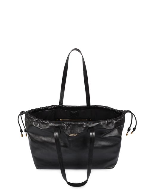 Isabel Marant Black Silven E/W Leather Tote