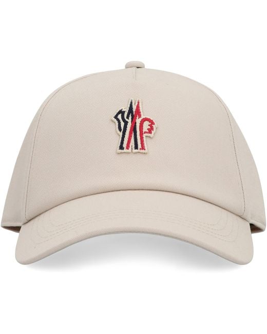 Moncler Natural Cotton Gabardine Baseball Cap
