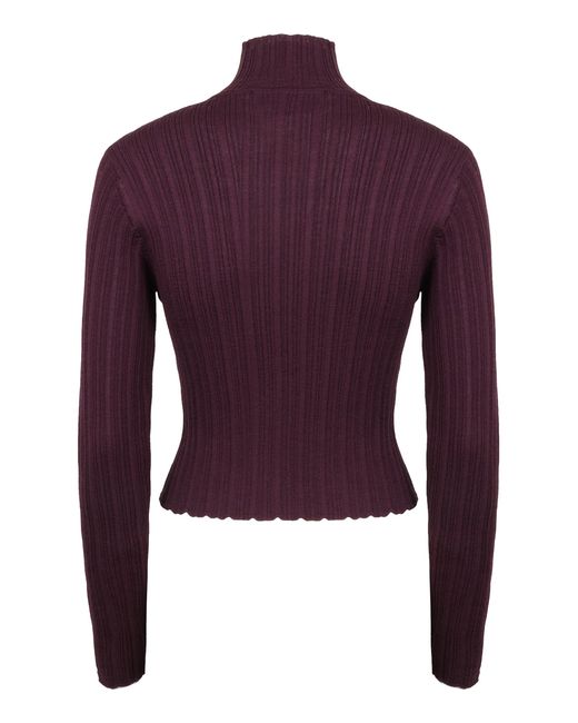 GIUSEPPE DI MORABITO Purple Long-Sleeve Top