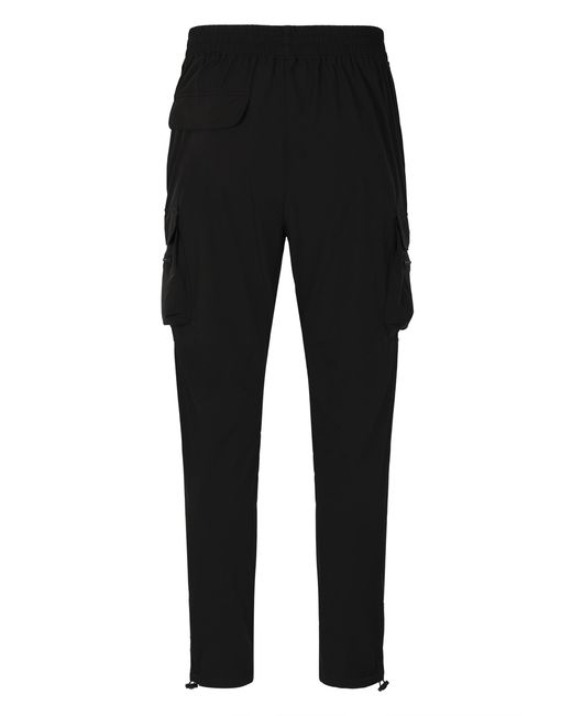 Represent Black Cargo Trousers 247 for men