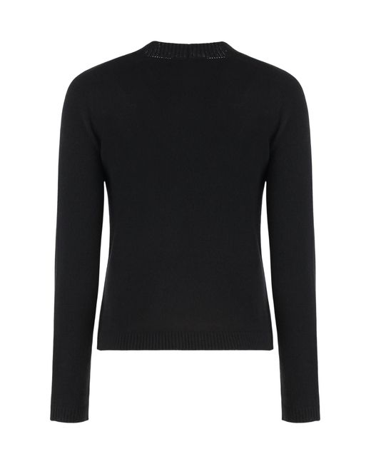 Max Mara Black Crew Neck Sweater