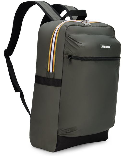K-Way Gray Small Backpack Laon for men