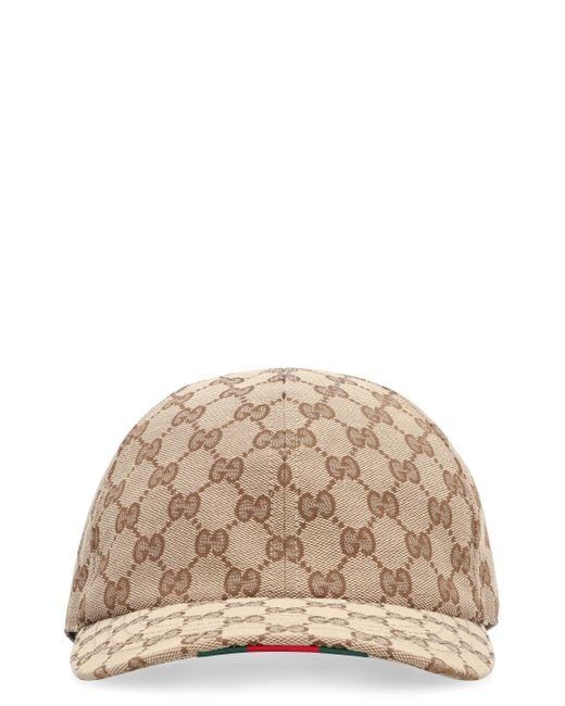 Gucci Natural All Over Logo Baseball Cap for men