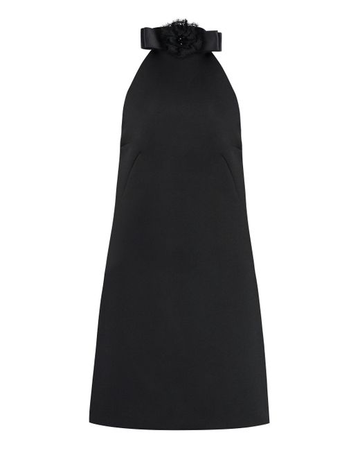 Dolce & Gabbana Black Virgin Wool Dress