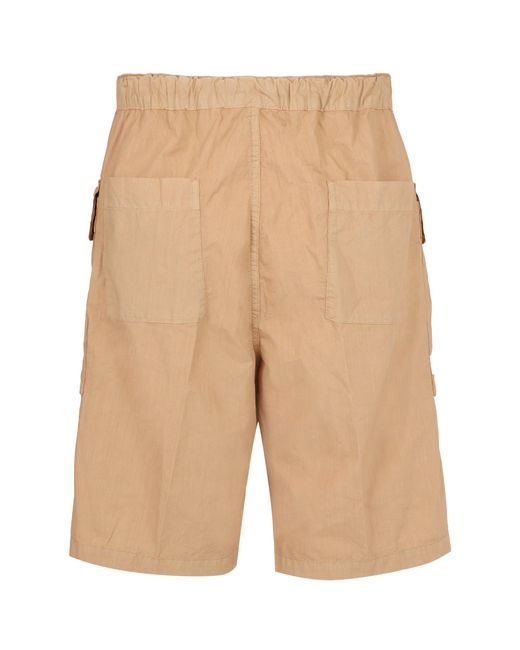 Aspesi Natural Cotton Bermuda Shorts for men