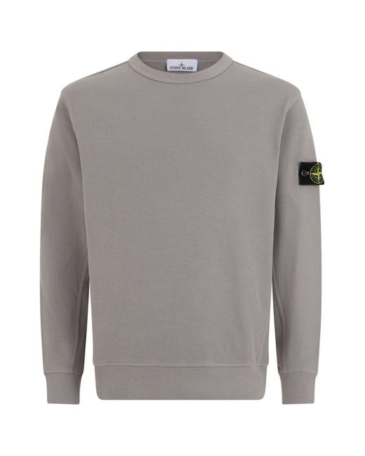 Stone Island Gray Sweatshirt With Logo for men