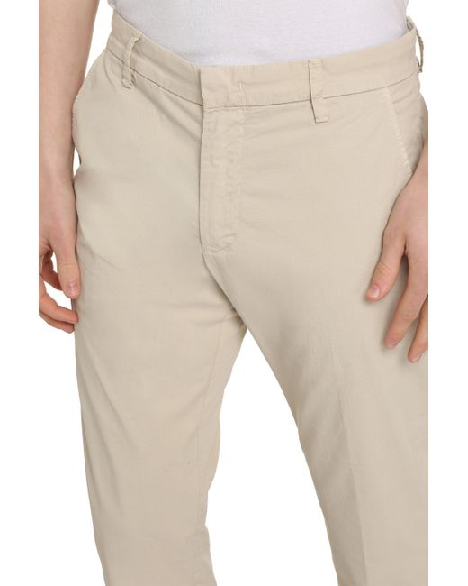 handpicked Natural Mantova Cotton Trousers for men