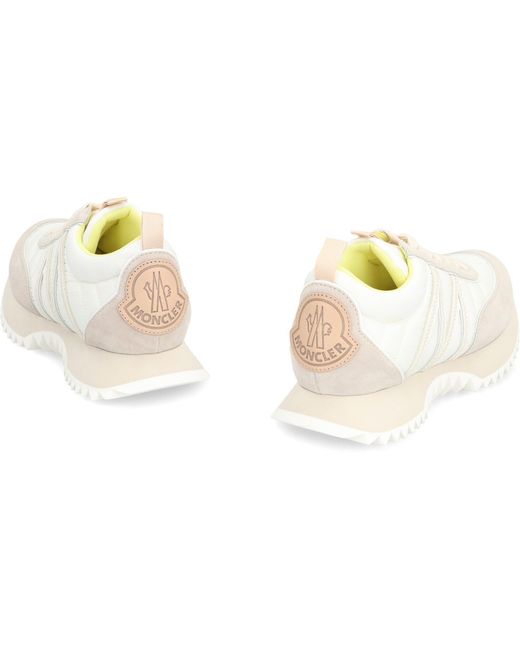 Sneakers low-top Pacey in nylon di Moncler in White