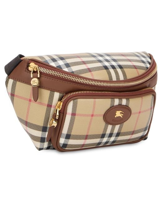 Burberry Brown Marsupio Check for men