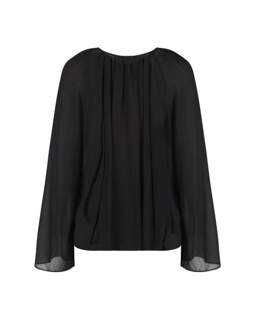 MICHAEL Michael Kors Black Crêpe Blouse