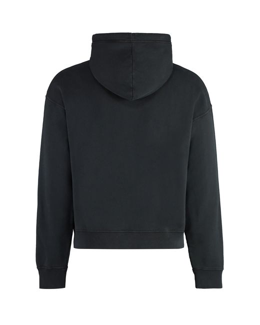 DSquared² Black Cipro Cotton Hoodie for men