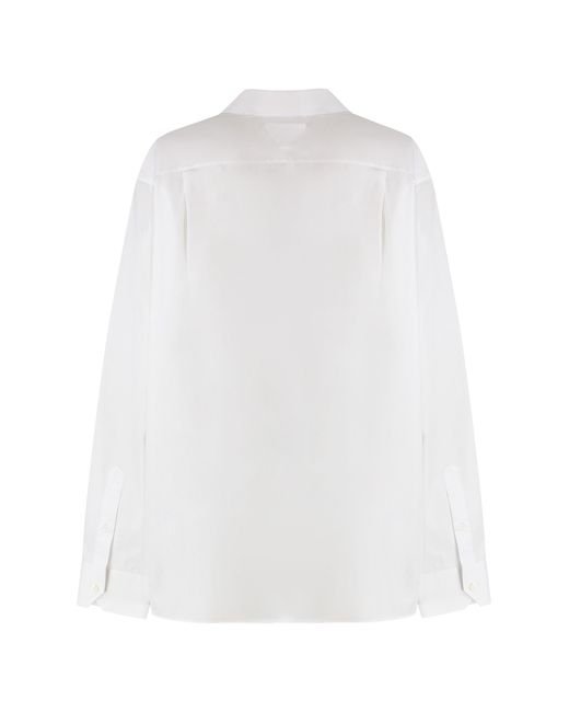 Camicia oversize di Prada in White