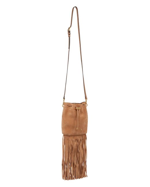 Jimmy Choo White Bon Bon Mini Bucket Bag
