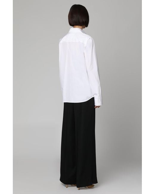 Jil Sander White Cotton Poplin Shirt