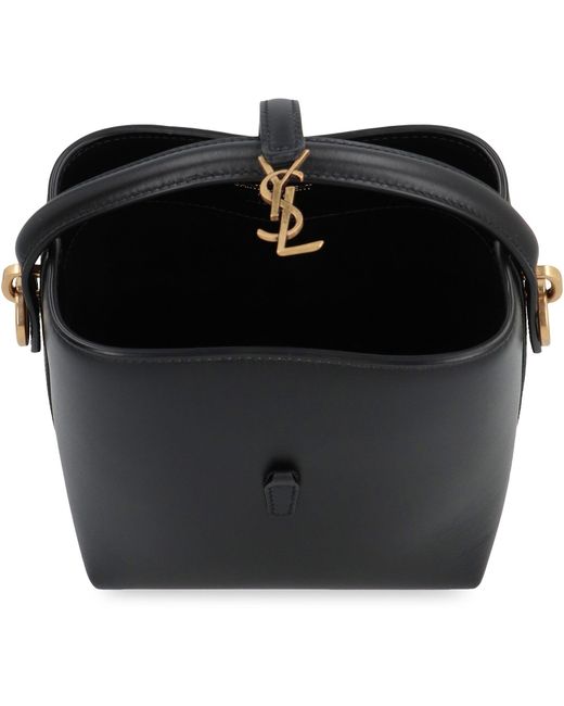 Saint Laurent Black Le 37 Mini Bucket Bag